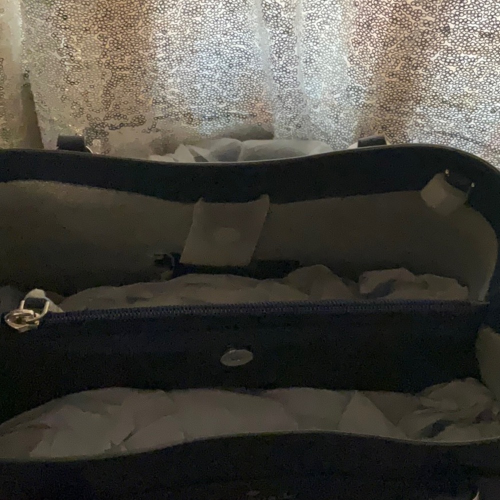 Gorgeous blue Kate Spade. Lots of storage.  Removable crossbody strap. - Picture 6 of 10